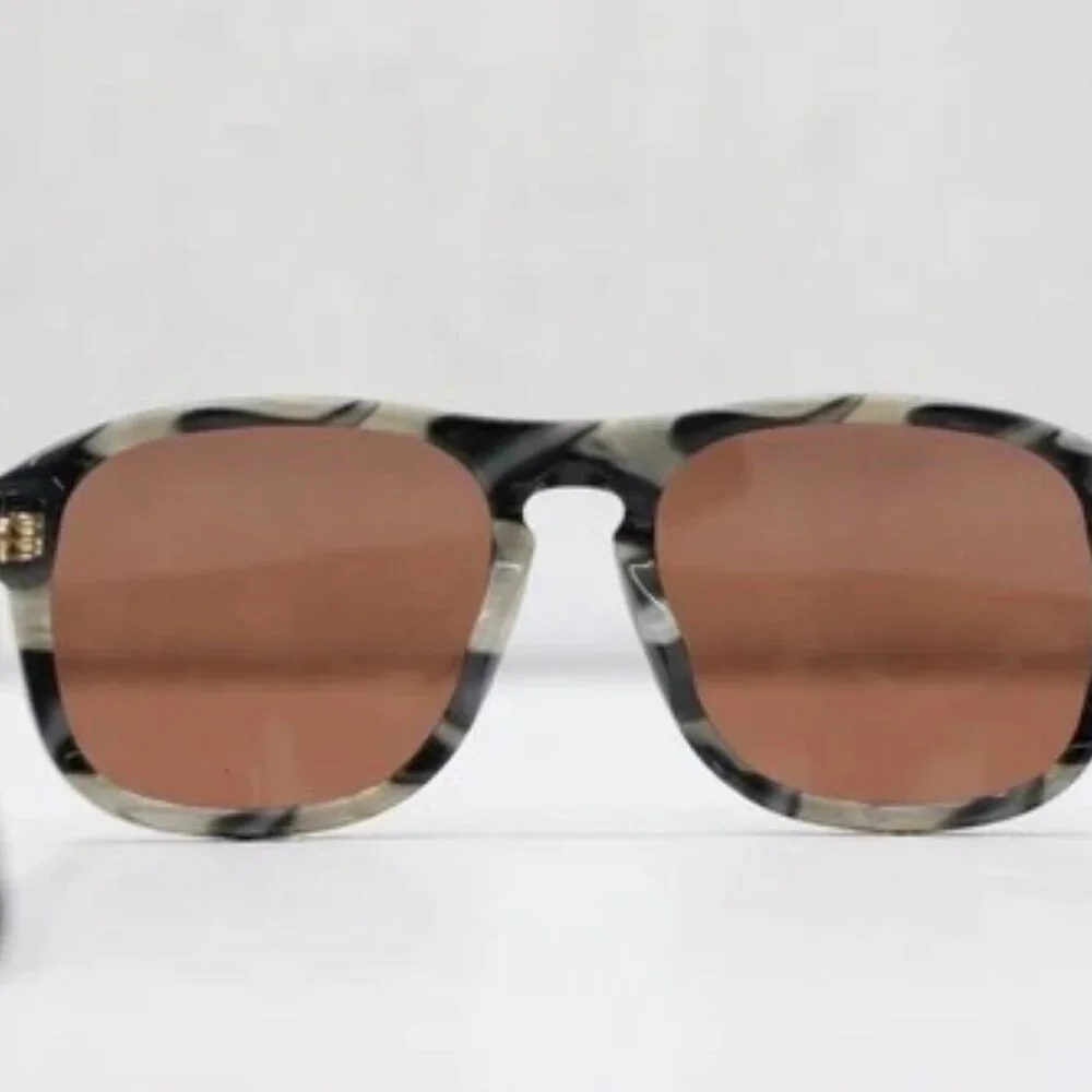 GUCCI GG0583S 004 55 19 Black/Gray Marble Brown Lens Sunglasses - Picture 7 of 10